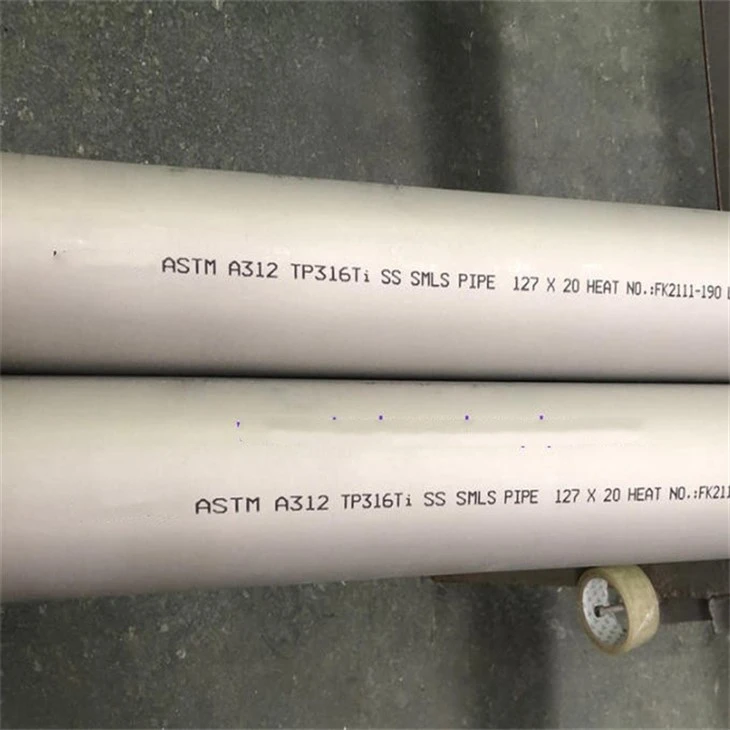 316Ti 316H Stainless Steel Round Pipe